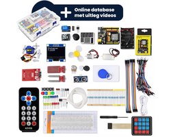 Nince Programmeerbord Starter Kit - ESP32 Programmeer Kit - Elektronica & Robotica Set - Voor Beginners & Kinderen - Met Sensoren en Modules