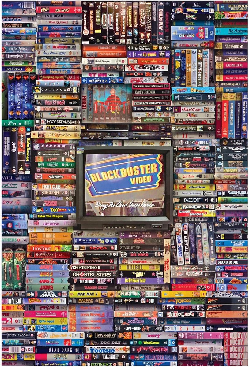 Legpuzzel 1000 stukjes - Hersenkraker voor volwassenen - Ontspanning en plezier - Iconische filmthema - 61 x 50 cm - Meerkleurig