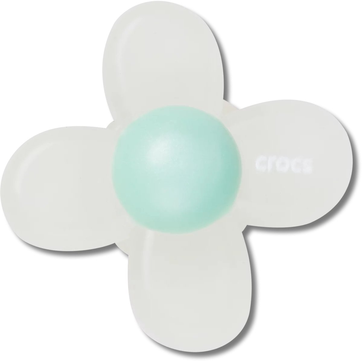 Crocs Iridescent Flower Serie - Jibbitz Sieraad Pin - Iriserende Bloem - Blauw