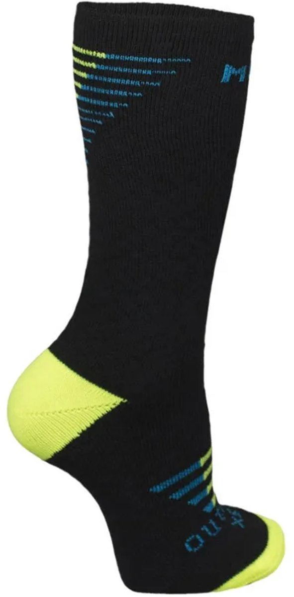 Mund Socks Skiing Outlast Wool Sokken Jongens Meisjes Zwart