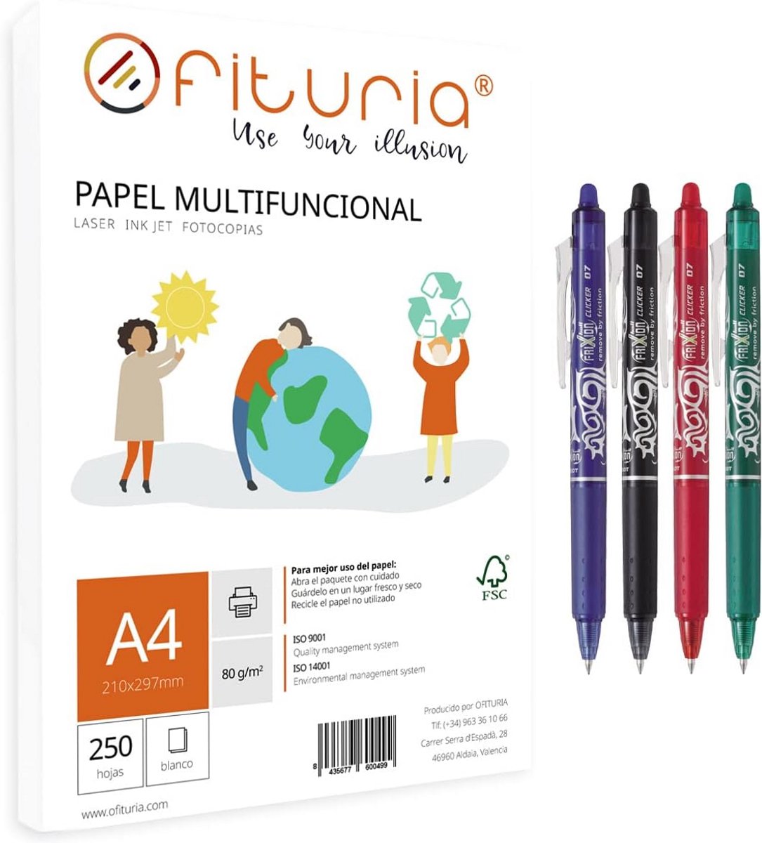 250 Vel A4 Multifunctioneel Papier 80g - Geschikt voor Laser- en Inkjetprinters