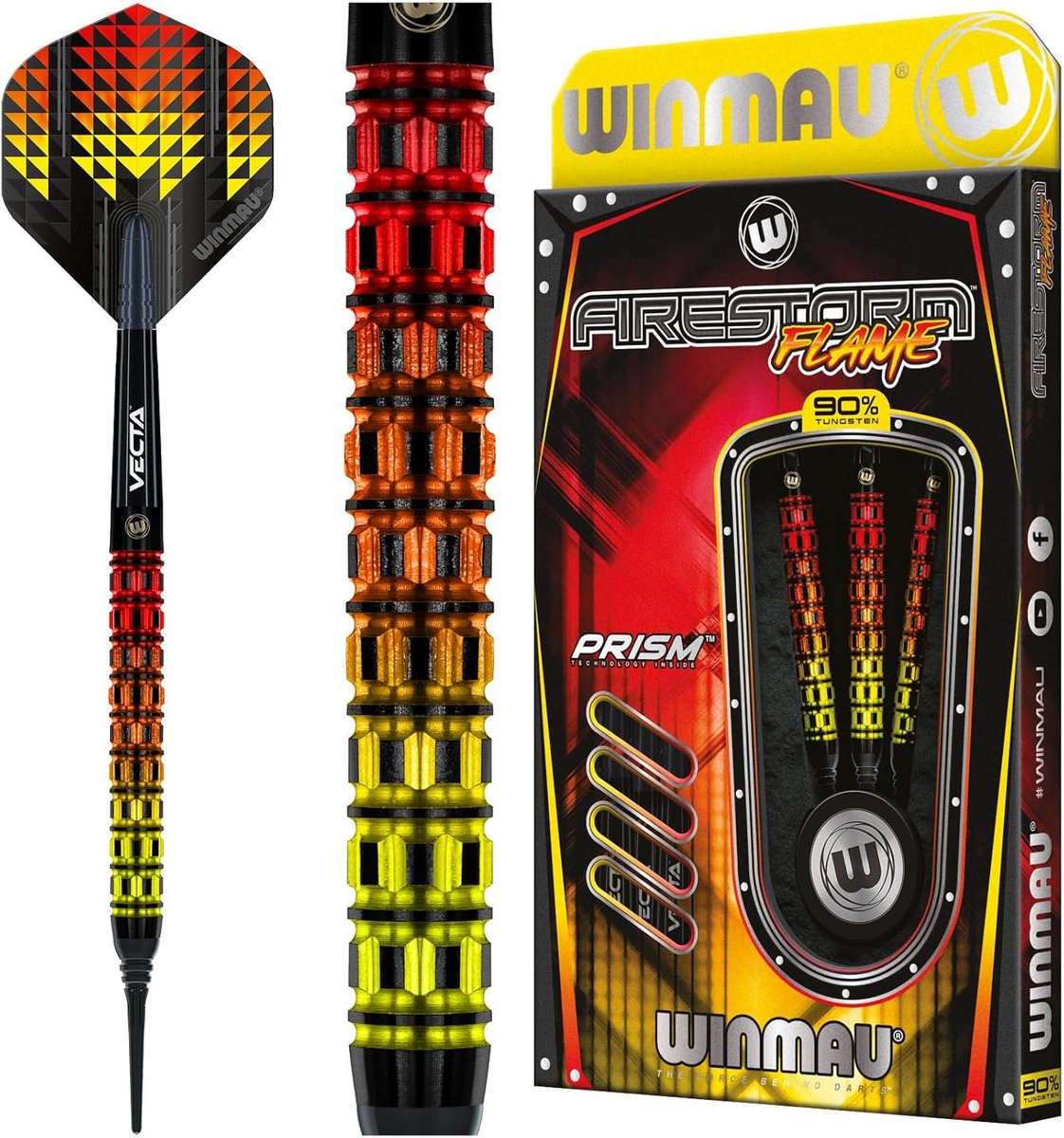 Dartpijlen Softtip - 90% Tungsten - Professionele Kwaliteit