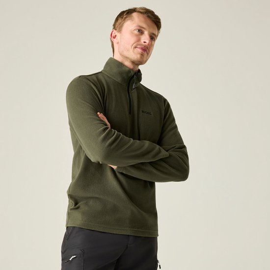 Pull d'extérieur en molleton Regatta Thompson pour homme - Kaki foncé - Taille S