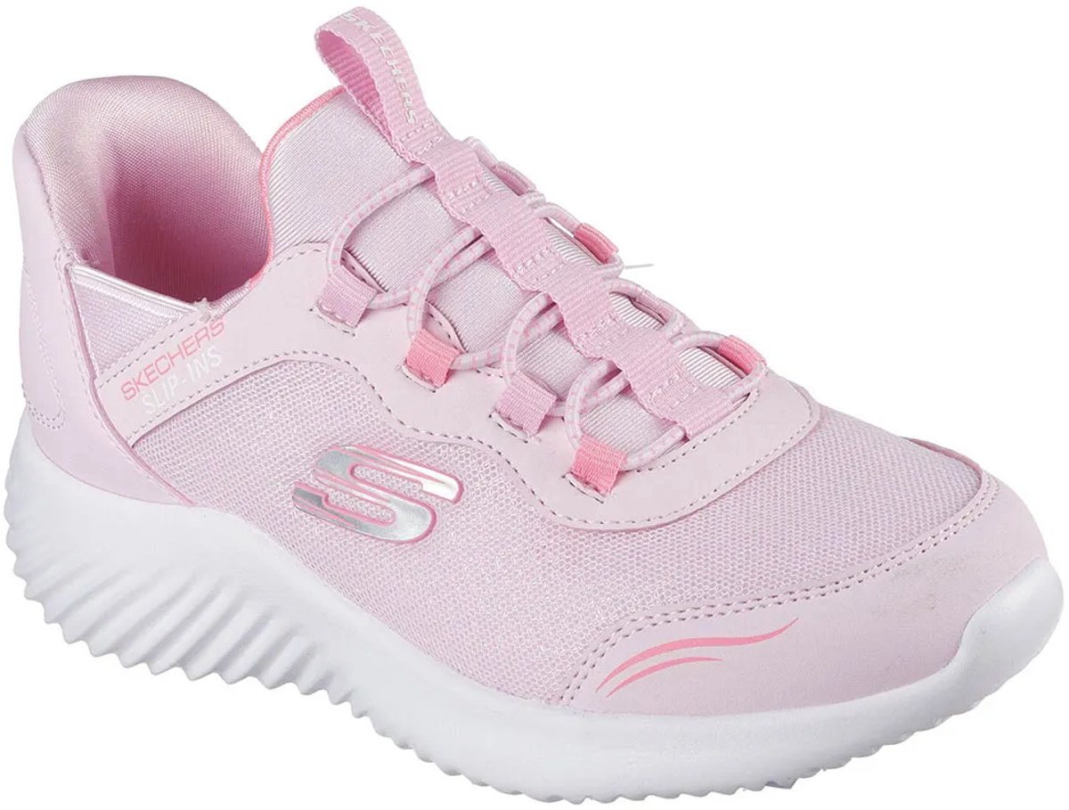 Skechers Bounder Simple Cute Light Pink Synthetic / Trim