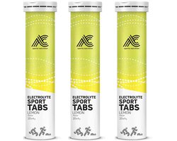 AC Sports Nutrition - Electrolyte Sport Tabs - Lemon - 3x buisje 20x 4gr - Sportdrank