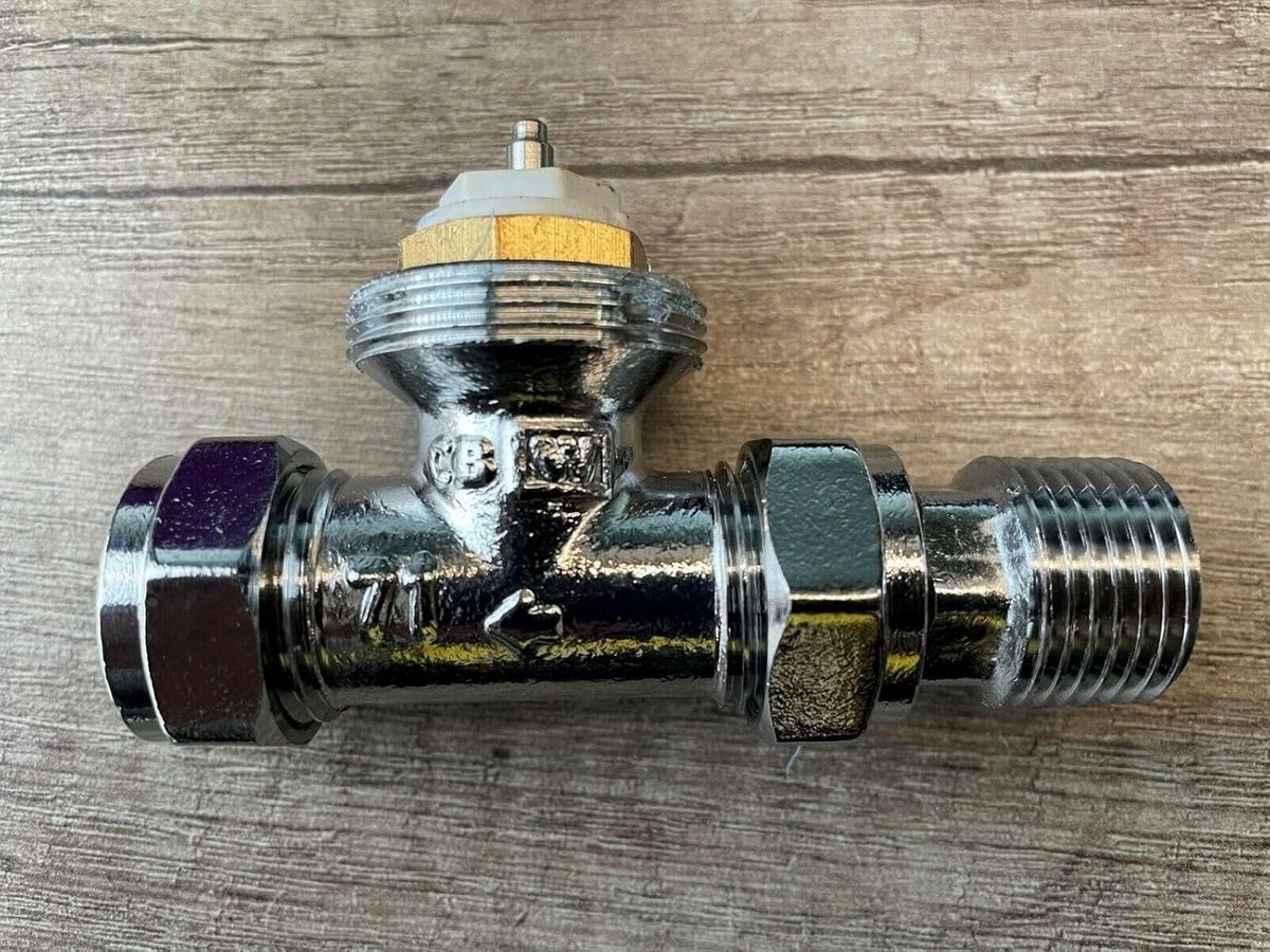 Thermostaat Radiatorkraan Rechte Hoek TRV Lichaam 15mm