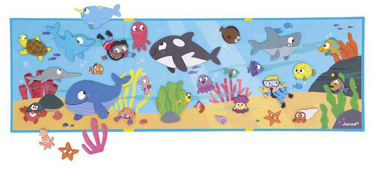 Janod - Magneti Stories - De zeebodem – Educatieve magneetset — afbeelding 12