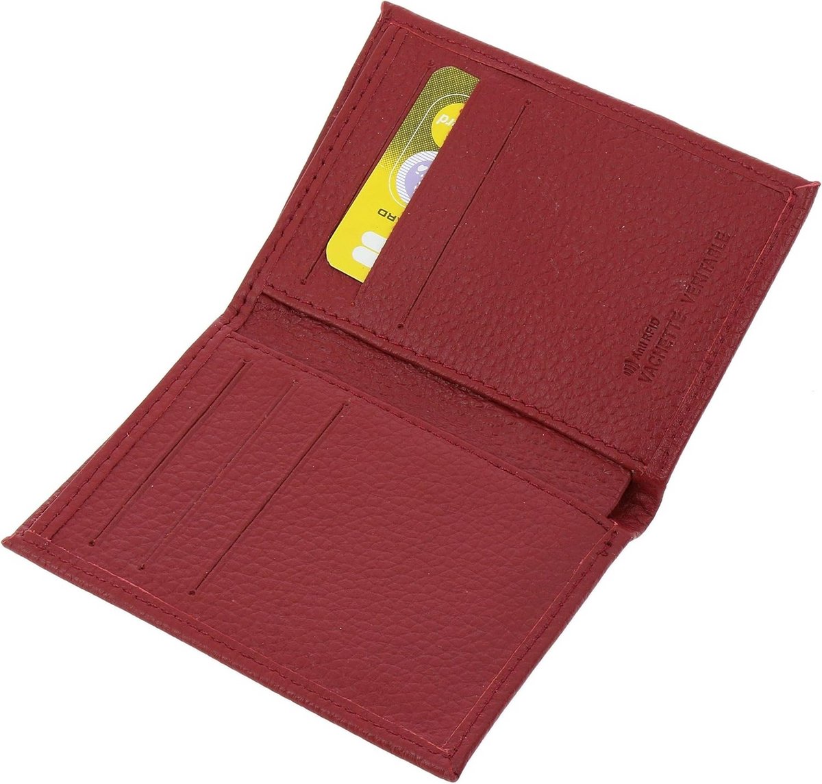 Luxe Rundleer Kaarthouder voor Creditcards - Pasjeshouder Zwart voor Dames en Heren
