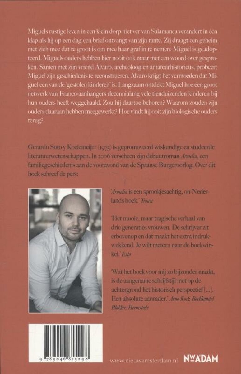 De gestolen kinderen - back cover