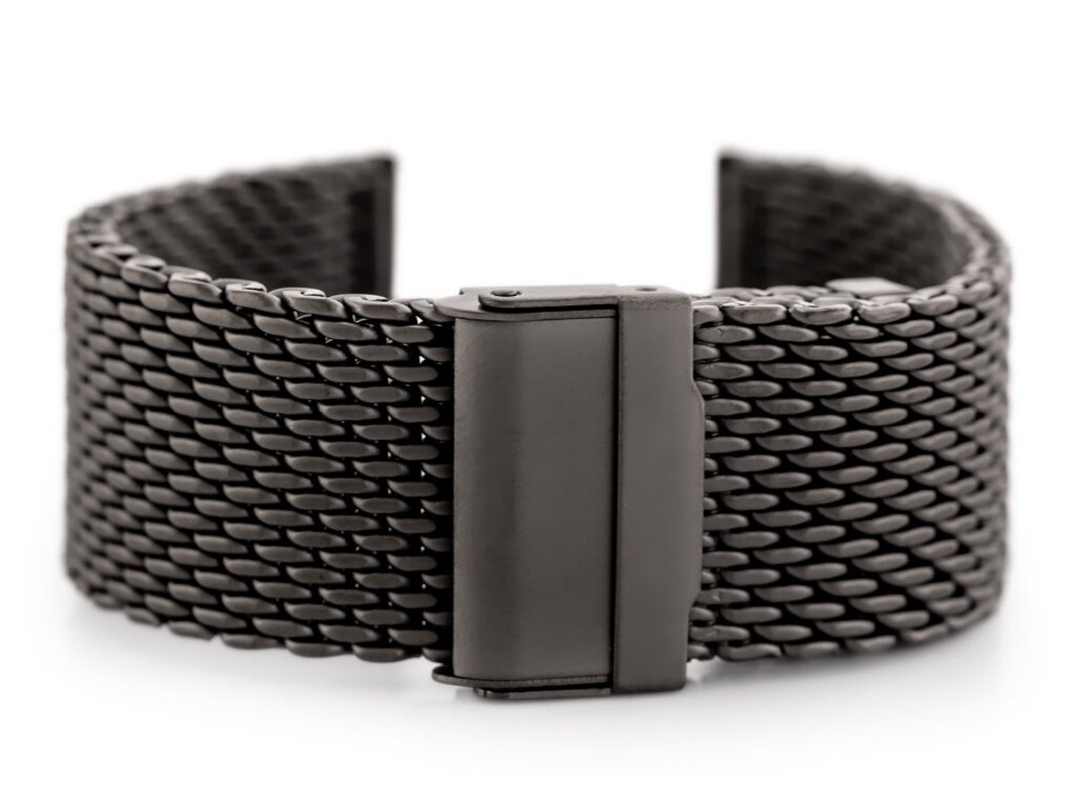 Pacific Serie - Horlogebandje - Grafiet Mat - 26mm - Roestvrij Staal