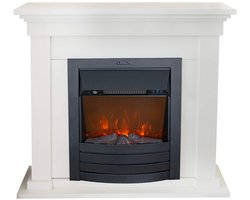 Xaralyn Elektrische haard - Calgary - wit hout - 2000 Watt verwarming - haardombouw inclusief inbouwhaard - sfeerhaard - schouw
