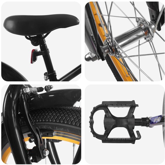 vidaXL - Kinderfiets - 20 - Inch - voor - 6-11 - jaar - oud - Zwart van VidaXL — afbeelding 3