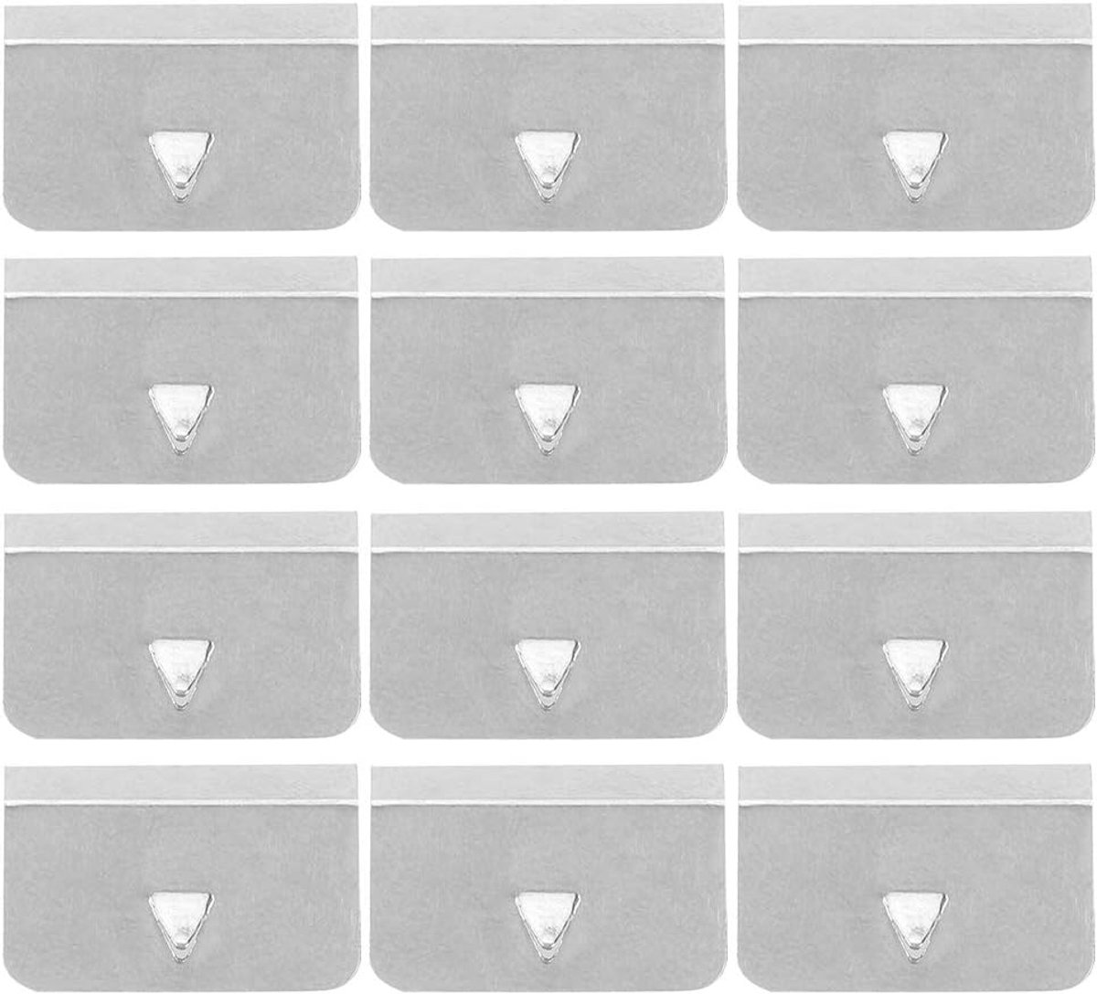Universele Auto Wind Regen Deflector Clips Set - 12 Stuks RVS Bevestiging Clips