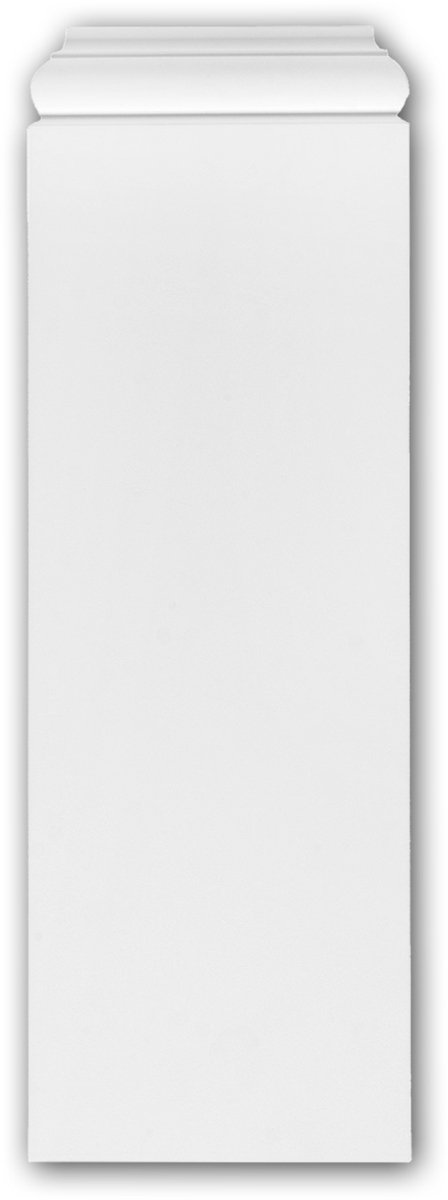 Pilaster voetstuk 123100 Profhome Sierelement tijdeloos klassieke stijl wit