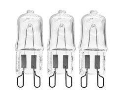 Modee Ovenlamp Halogeenlamp G9 - 25W 260lm 230V - Warm Wit Licht - 300 Graden - Dimbaar - 3 stuks