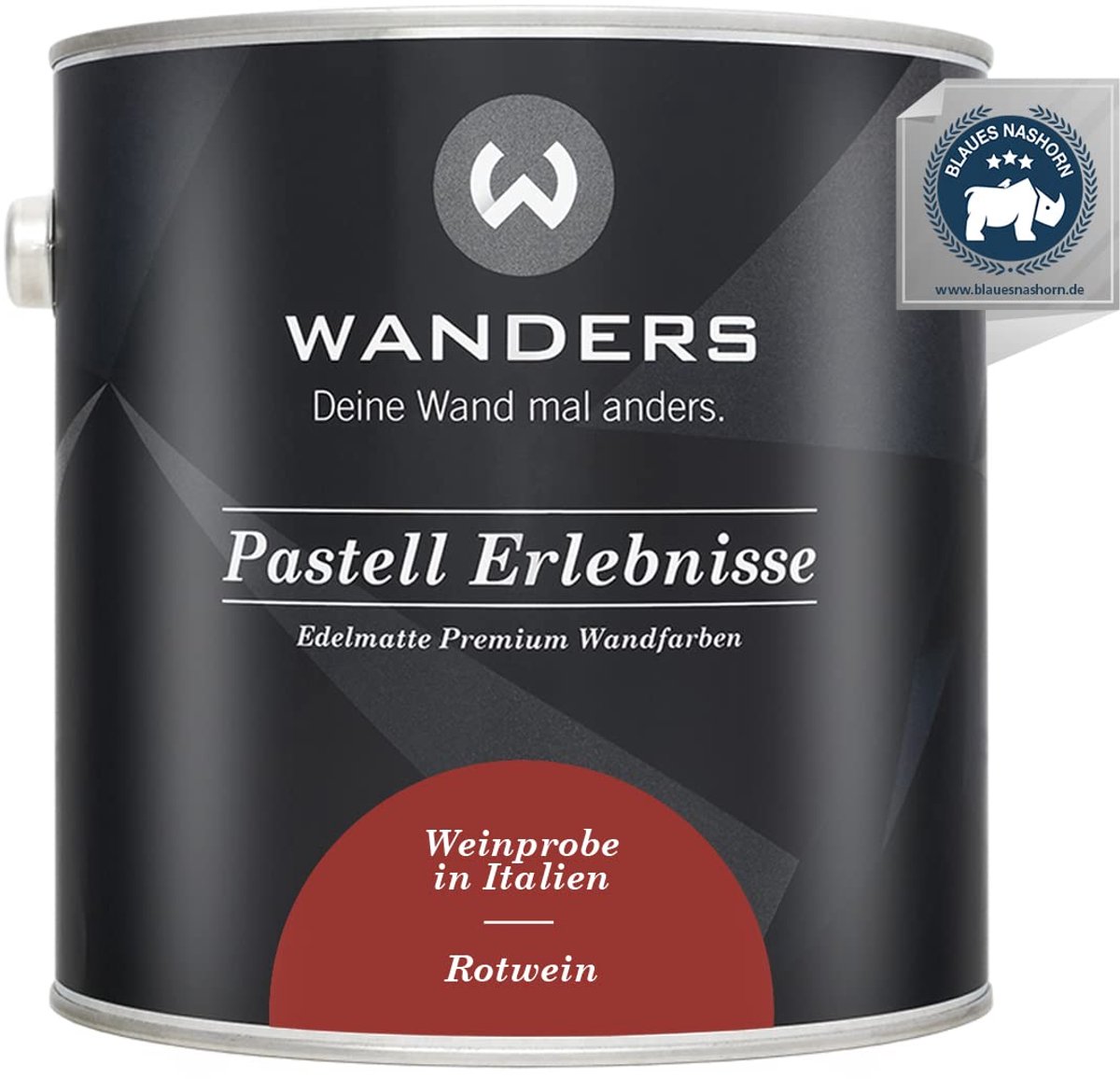 Wanders Muurverf - Edelmatte Krijtverf voor Hout en Meubels - Donkerrood Wijn - 2,5L