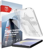Rosso Screenprotector Geschikt voor Samsung Galaxy S24 | 9H Gehard Glas | Fingerprint & Case Friendly | Met Installatietray | Eenvoudige montage