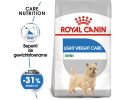 4x Royal Canin Hondenvoer Light Weight Care Mini 3 kg