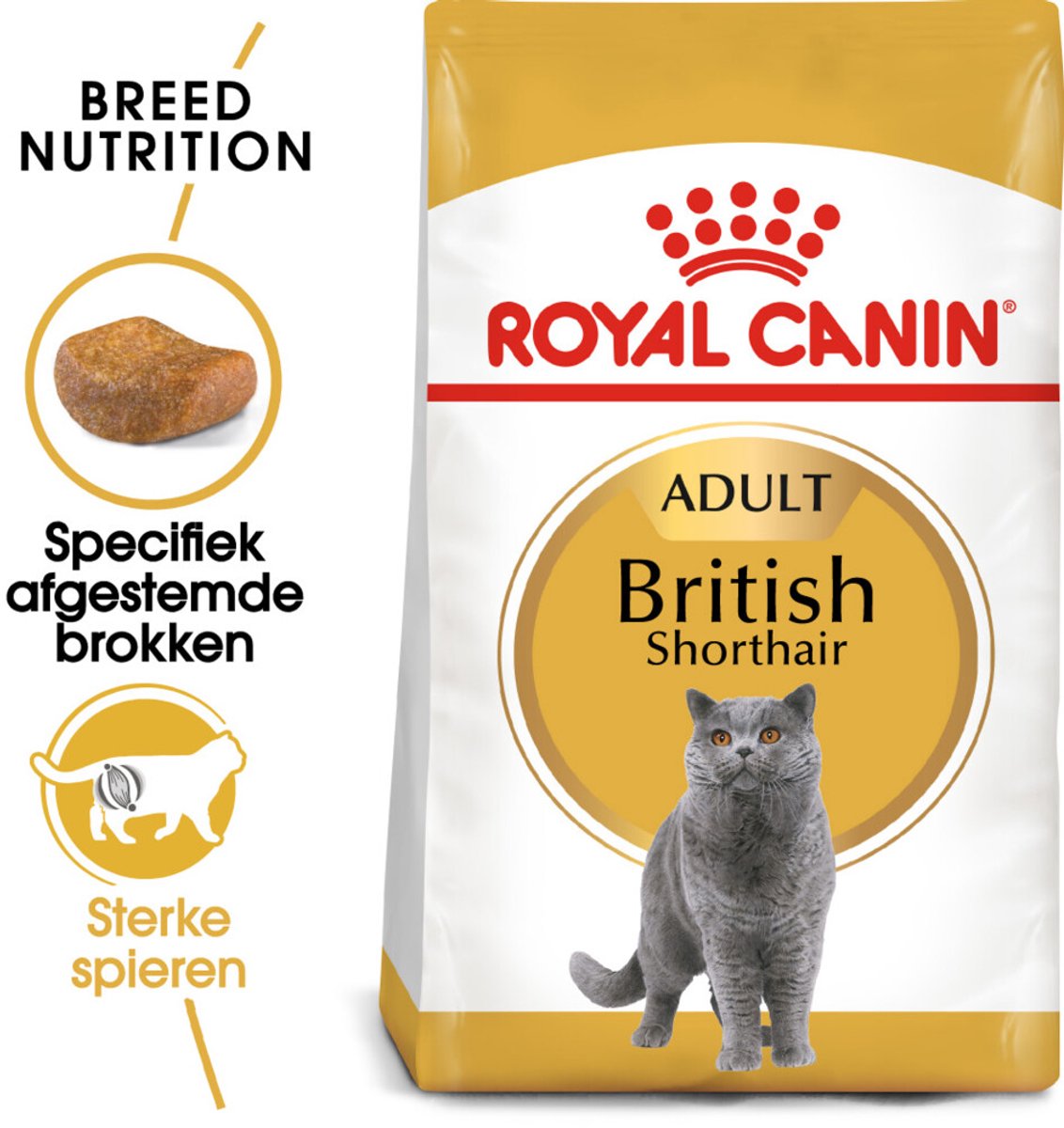 Royal Canin British Shorthair - speciaal voer voor spieren & tandgezondheid thumbnail 4