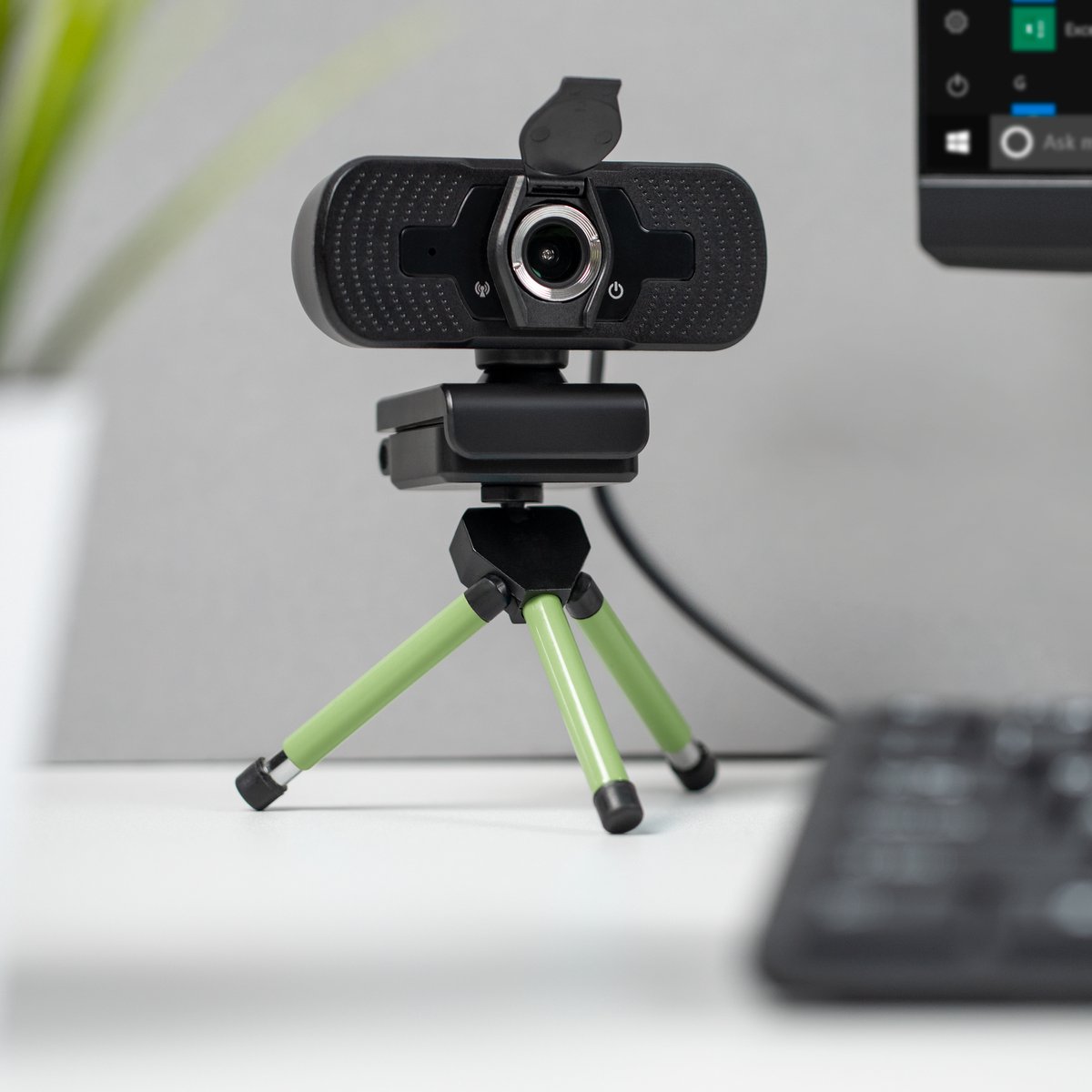 Rebel - Internetcamera - Full HD 1080p - CMOS Sensor - USB Microfoon thumbnail 4