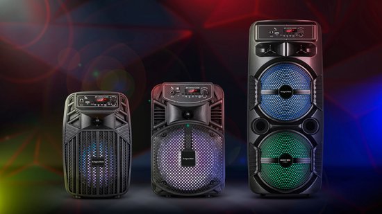 Krüger&Matz Music Box - Bluetooth Speaker - 10W - LED van Krüger&Matz — afbeelding 5