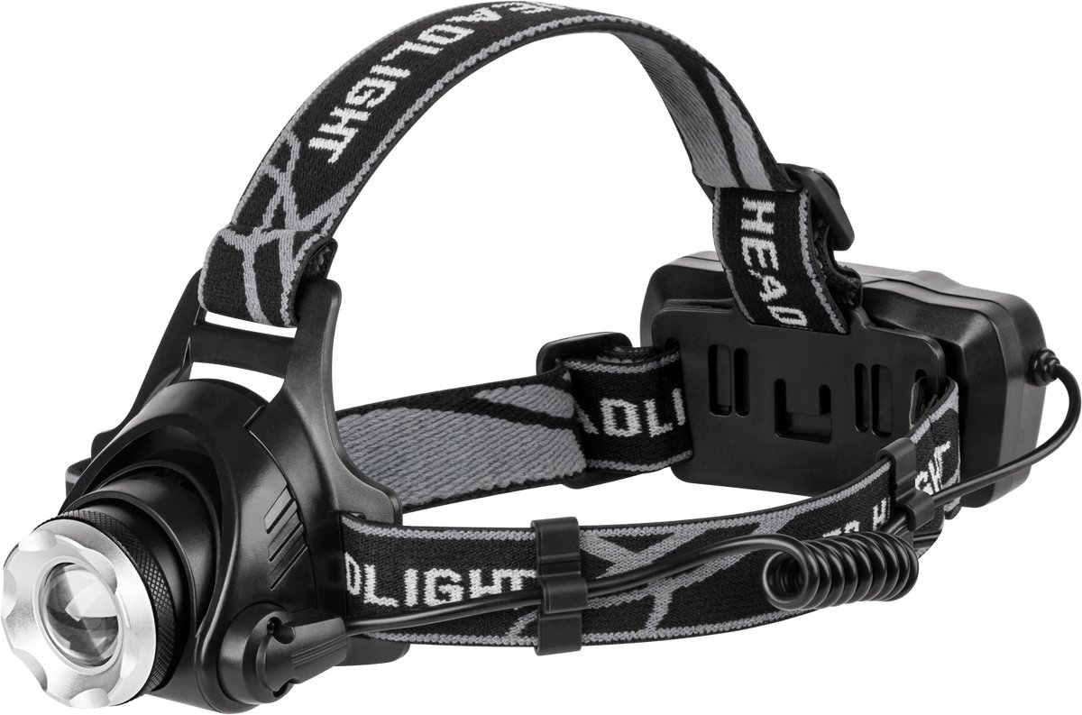 Rebel - Hoofdlamp - 10W - Zoomfunctie - Aluminium