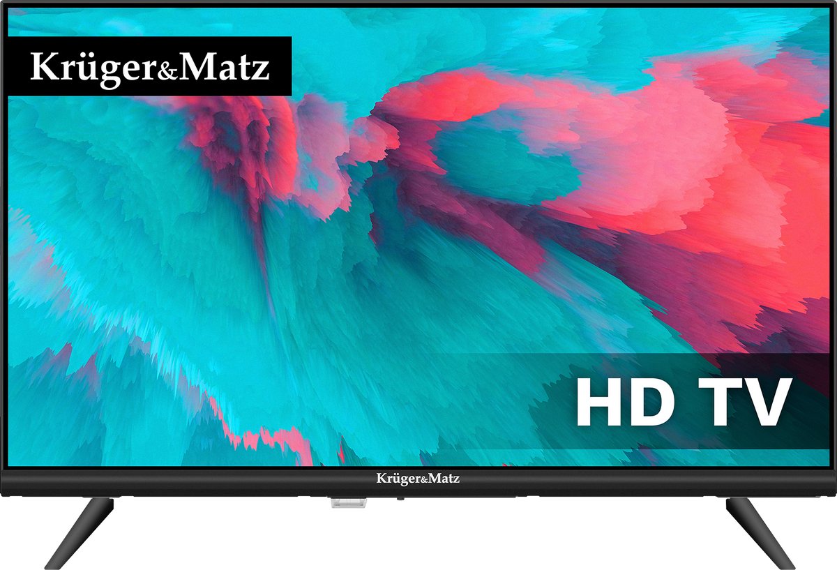 Kruger&Matz - 24" HD Televisie - DVB-T2 - H.265 HEVC
