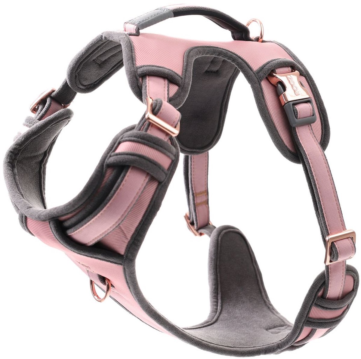 Rogz Urban Explore Tuig Roze Blos - Hondenharnas - L