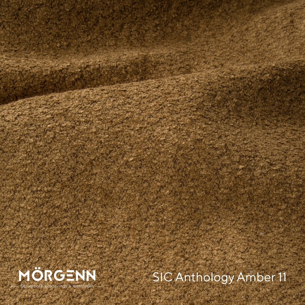 Mörgenn SIC Anthology Stofstaal - Bouclé Stof voor Boxspring en Bed - Amber 11