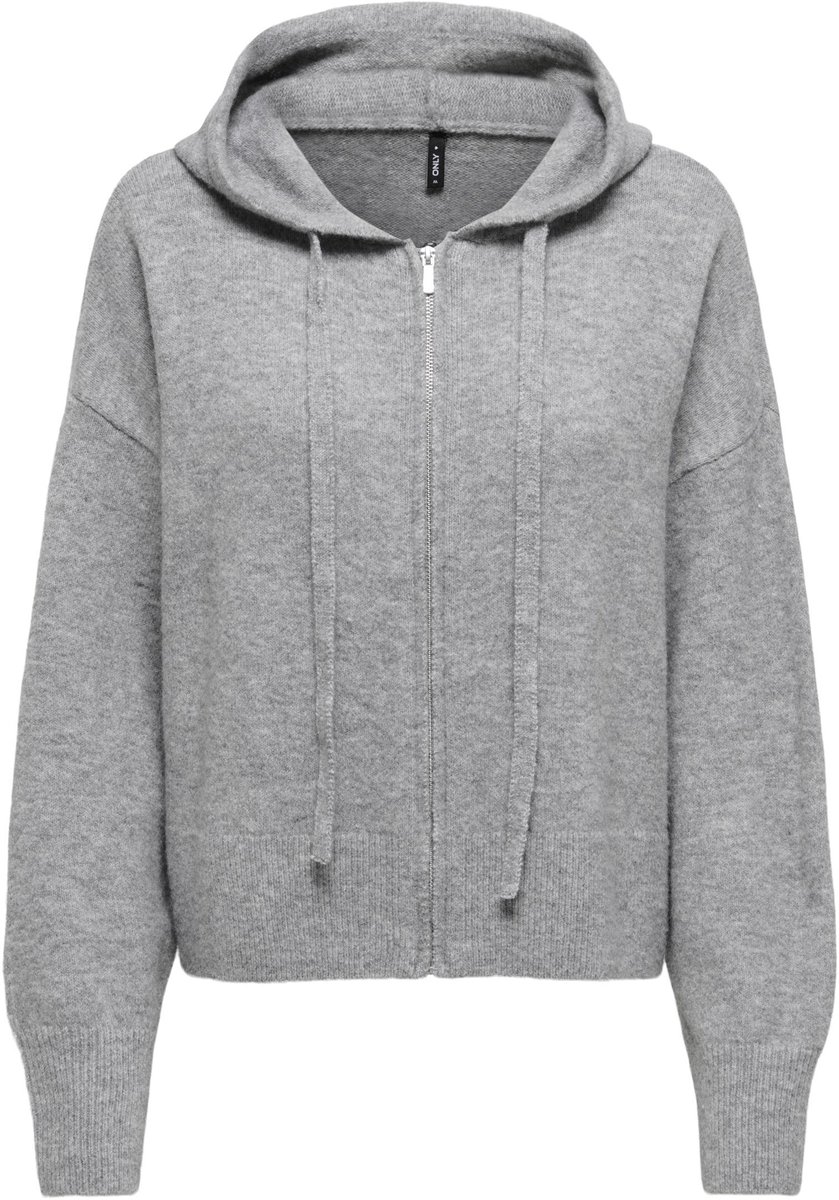 ONLY - ONLBELLA LS HOOD ZIP CARDIGAN KNT - Dames - Cardigans