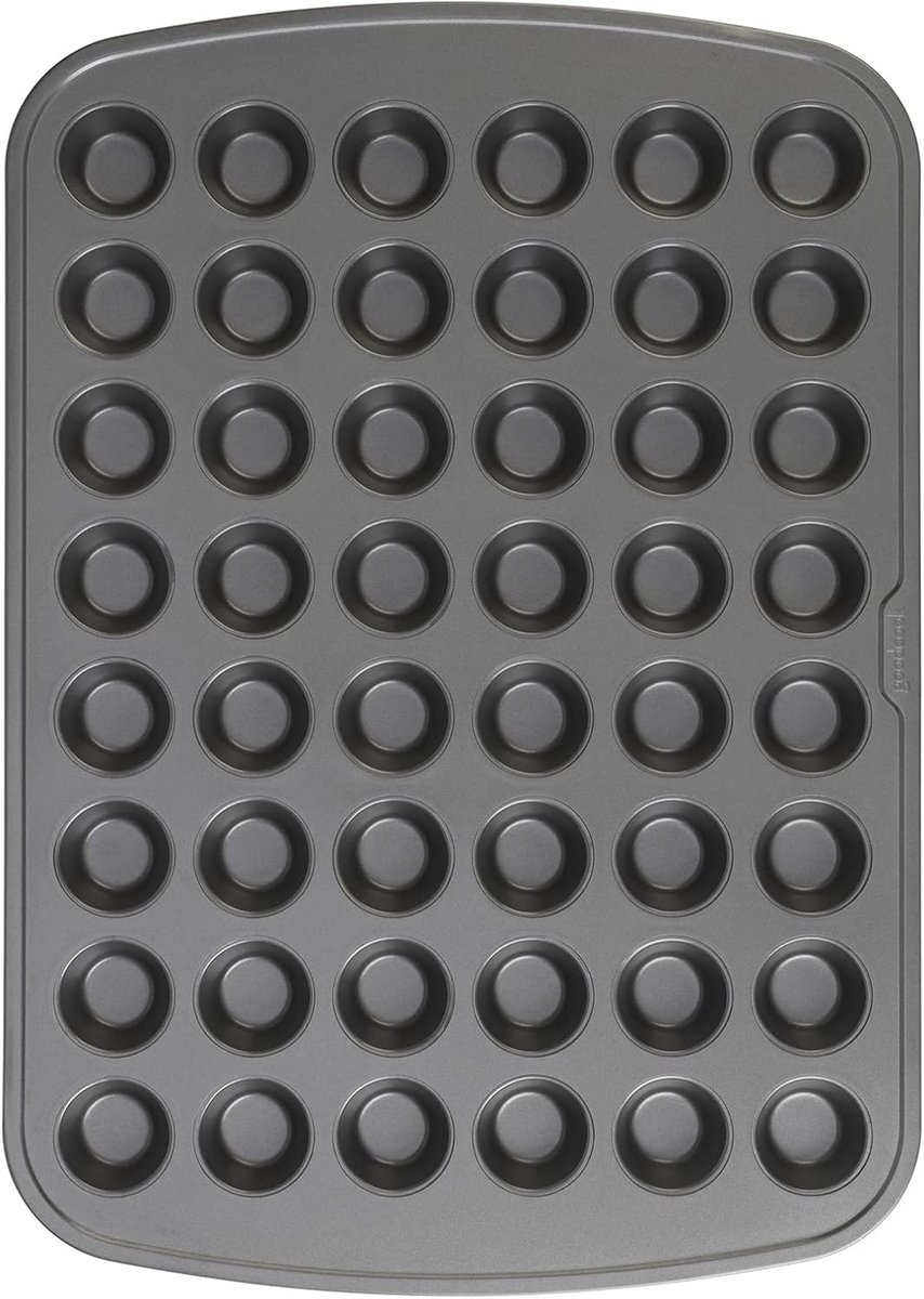 Muffinbakvorm 48 Cupcake Vormpjes Antiaanbaklaag Staal - Mini Muffin Pan
