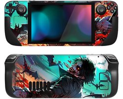 Volledige Sticker Set Decals voor Steam Deck LCD & OLED - Beschermende Huid Skin (Vleermuizen Zombie)