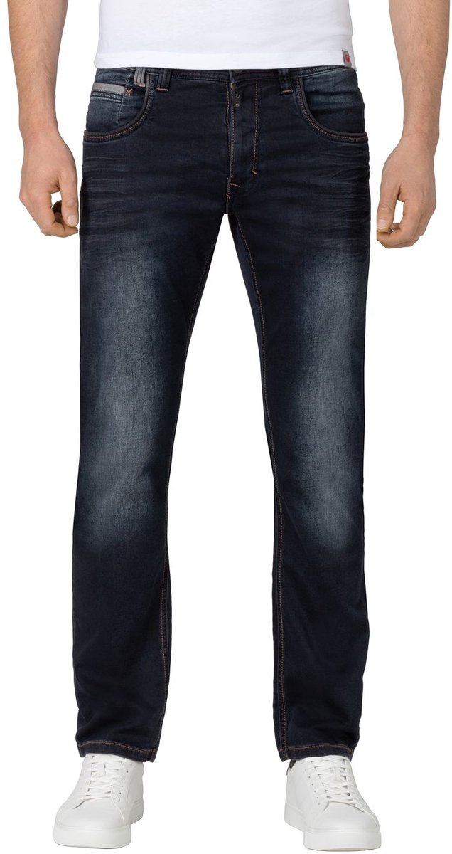 TIMEZONE Heren Jeans Broeken regular/straight Fit Blauw 33W / 30L Volwassenen