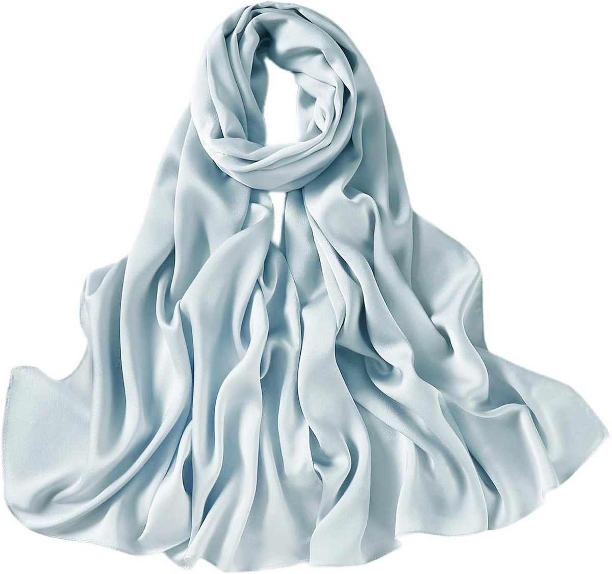 Luxe Satijnen Sjaal voor Dames - Elegant Omslagdoek voor Feestelijke Gelegenheden