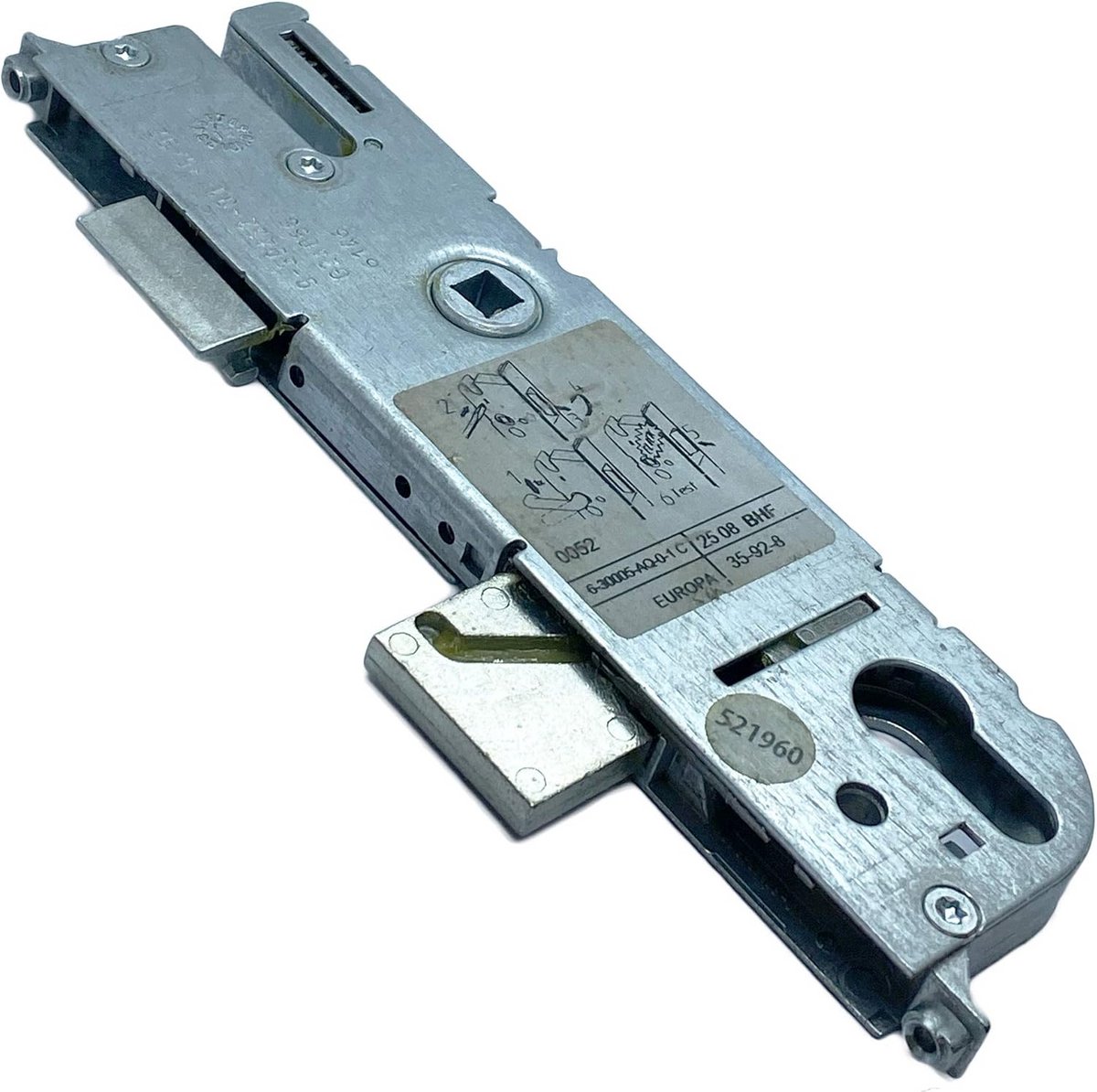 Universeel Meerpunt Sluitmechanisme voor UPVC Deuren 35mm PZ 92mm