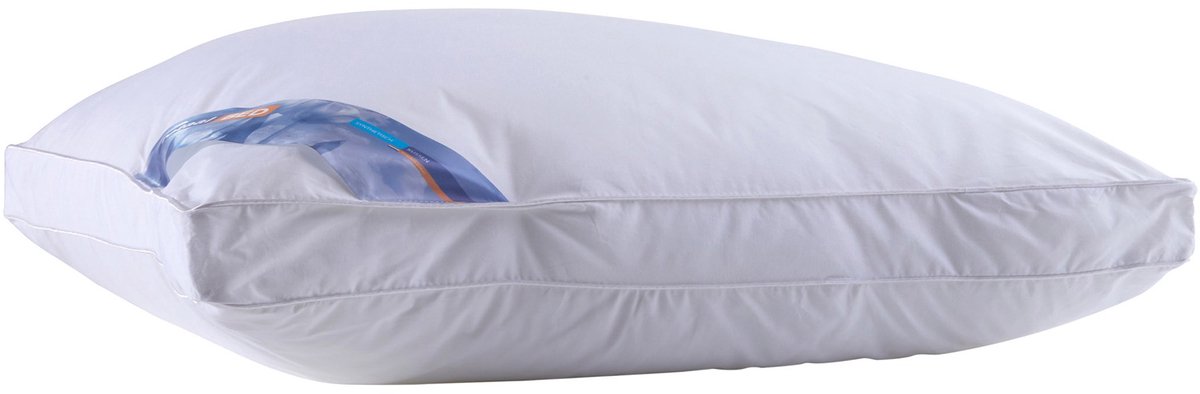 totaalBED Hoofdkussen Lara ecodown/airolite - 60x70 cm - buik, rug, zijslapers