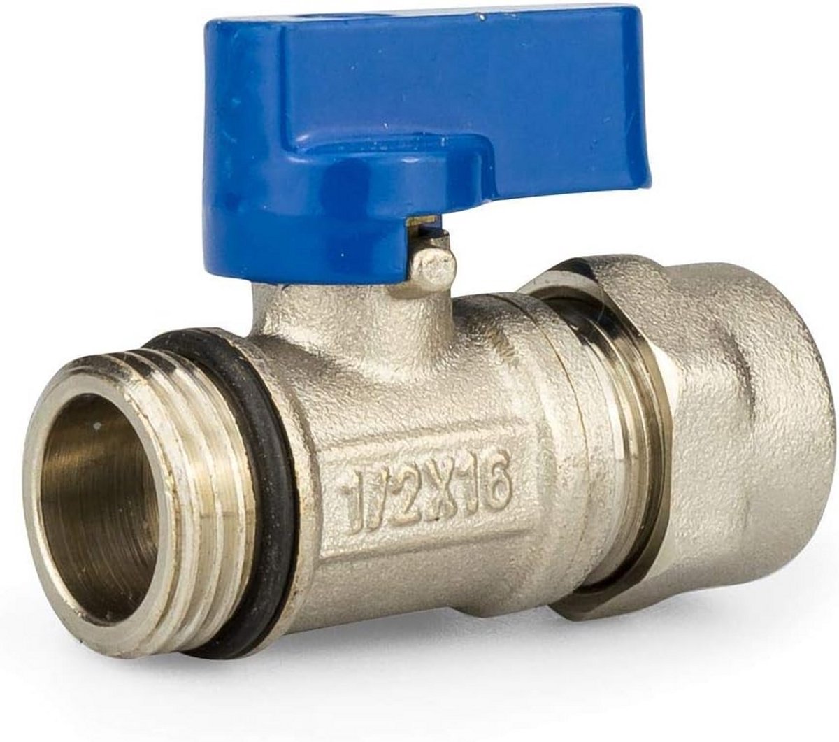 Mini Kogelkraan PEX 16x1/2 Inch Manchet met Spruitstuk voor Waterleidingen