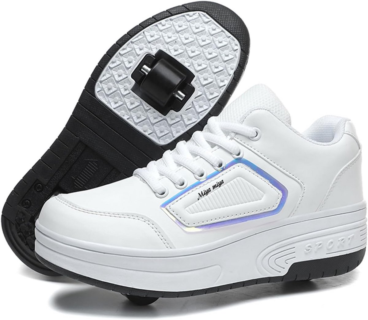 Schoenen met Wieltjes voor Kinderen en Meisjes - Skate Sneakers met Inklapbare Wielen
