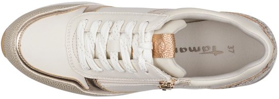 Baskets Tamaris femme blanc beige - Taille 38