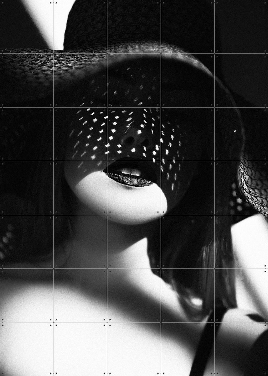 IXXI White Dots, Ruslan Bolgov & Various - 100 x 140 cm - Gratis ophangtool - Grote wanddecoratie en posters - Fotografie, Klassiek, Slaapkamer