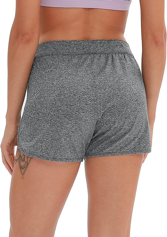 Dames Trainingsshorts Sportbroek Yoga Fitnessademend — afbeelding 3