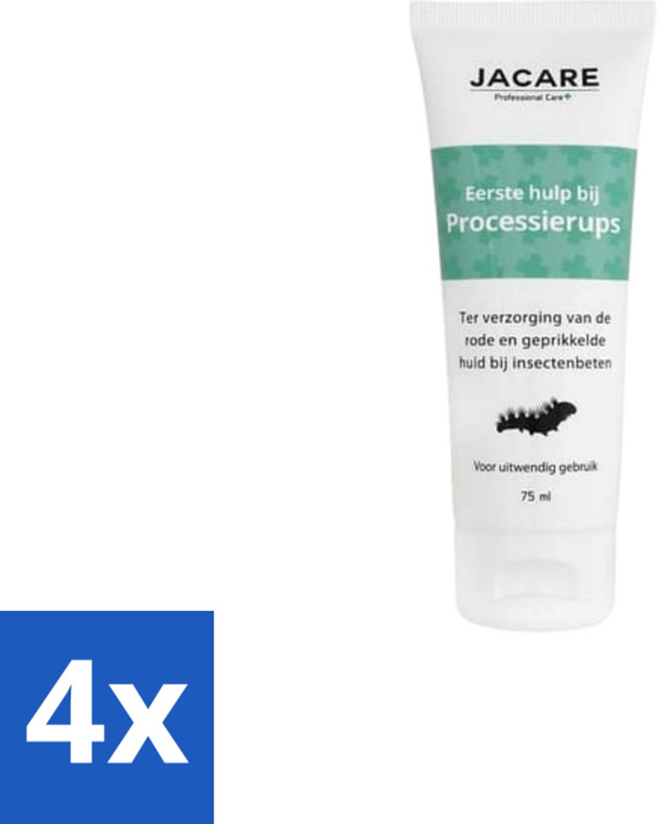 Jacare – Gel – Processierups – 75 ml - Voordeelverpakking - 4 stuks