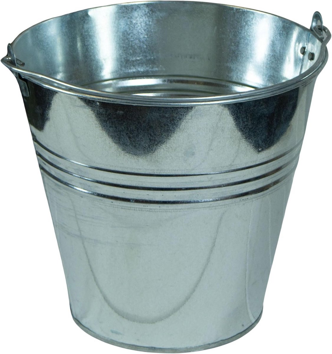 Rustieke Zinken Emmer - Tuin, Decoratie en Waterkan in Diverse Maten