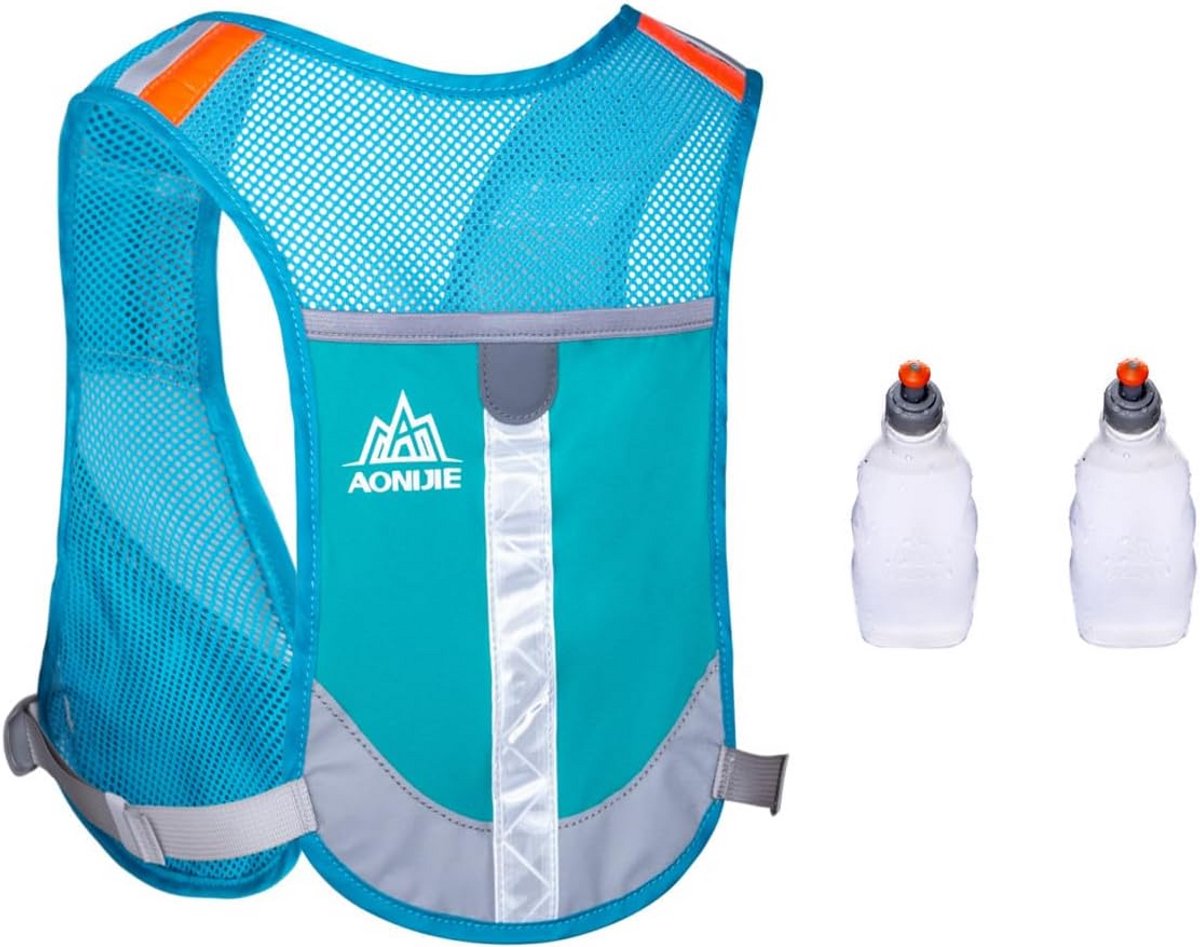 Reflective Drinking Backpack Lightweight Drinking Vest Trail Marathoner Running Race Backpack Lightweight Men and Women Hydration Pack