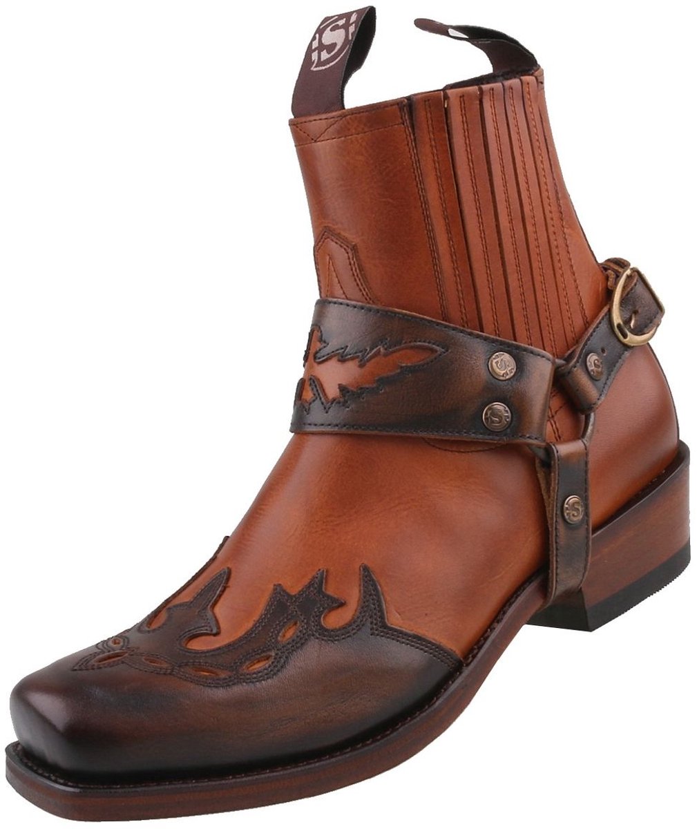 Sendra cowboy enkellaars 7811 bruin