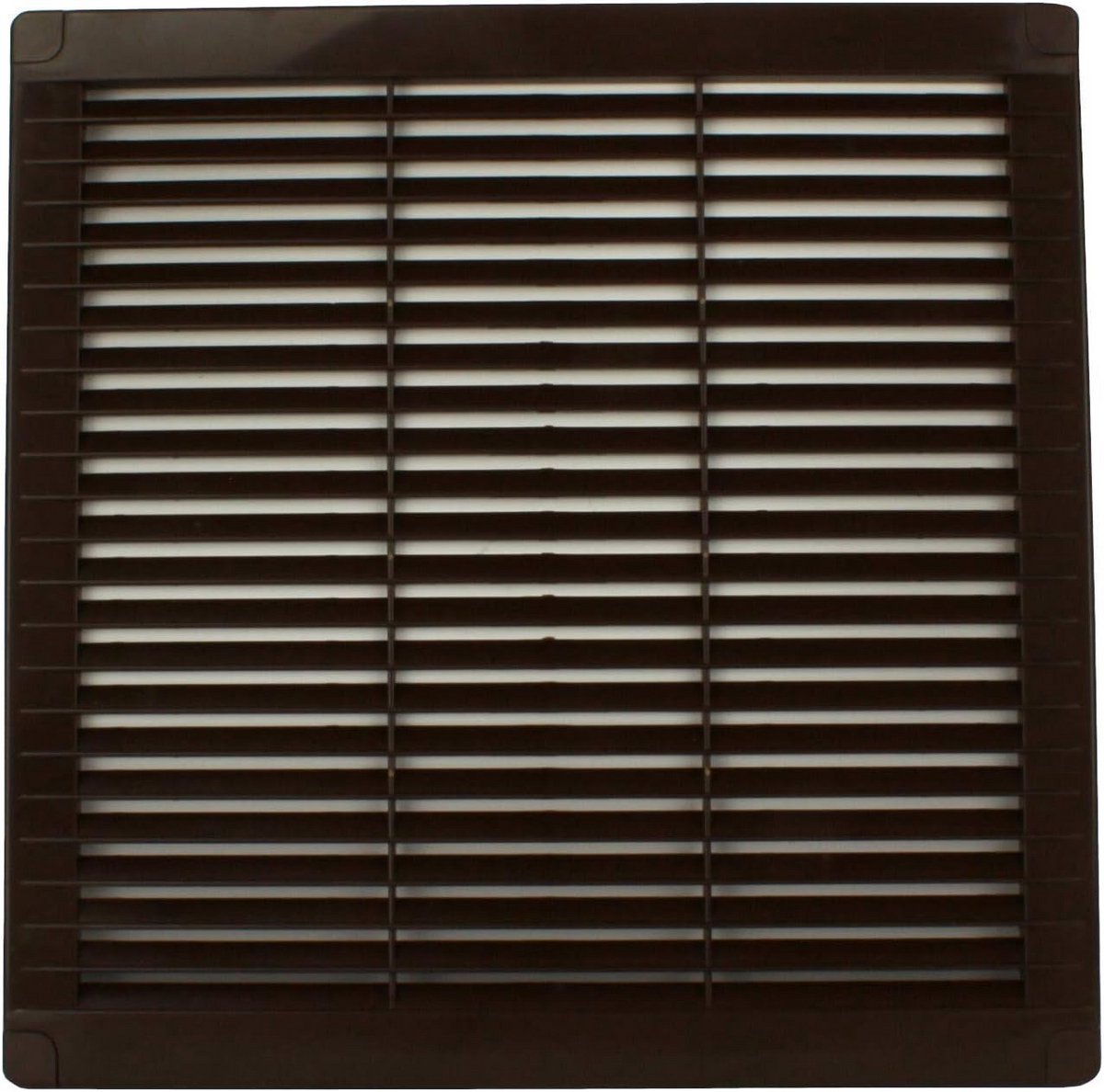 Kunststof Ventilatie Rooster met Insectengaas 250x250mm Rechthoekig voor Binnen en Buiten