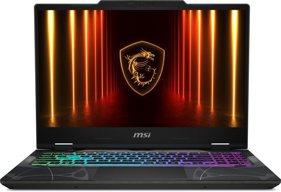 MSI Cyborg 15 B13WFKG-879BE Intel® Core™ i7 i7-13620H Laptop 39,6 cm (15.6") Full HD 16 GB DDR5-SDRAM 512 GB SSD NVIDIA GeForce RTX 5060 Wi-Fi 6E (802.11ax) Windows 11 Home Zwart - MSI - Hoofdafbeelding