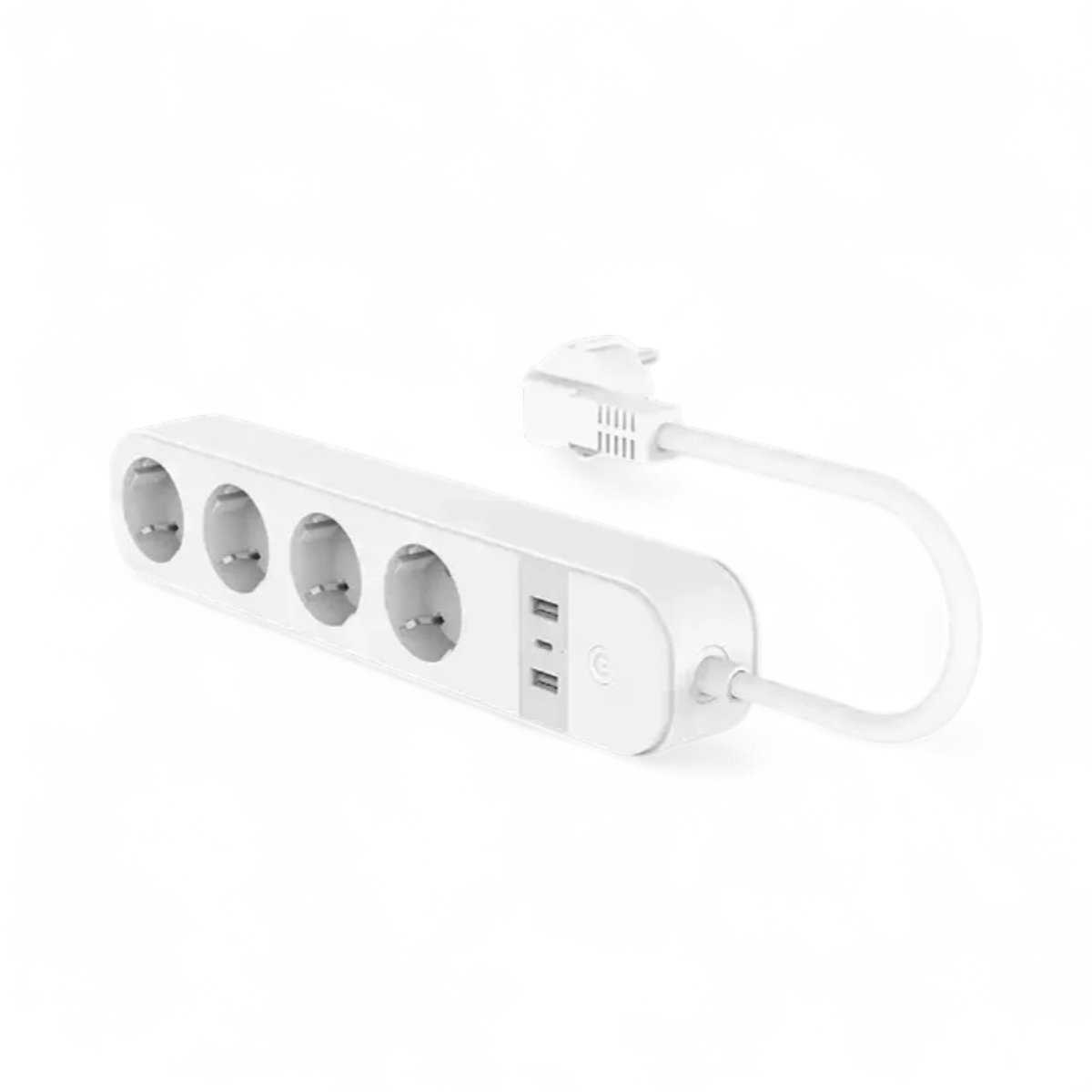 Slimme Wifi Stekkerdoos | Stekkerblok | Wifi | App bediening | Timer per poort | Spraakbesturing Google Alexa | Overbelastingsbeveiliging | Wit