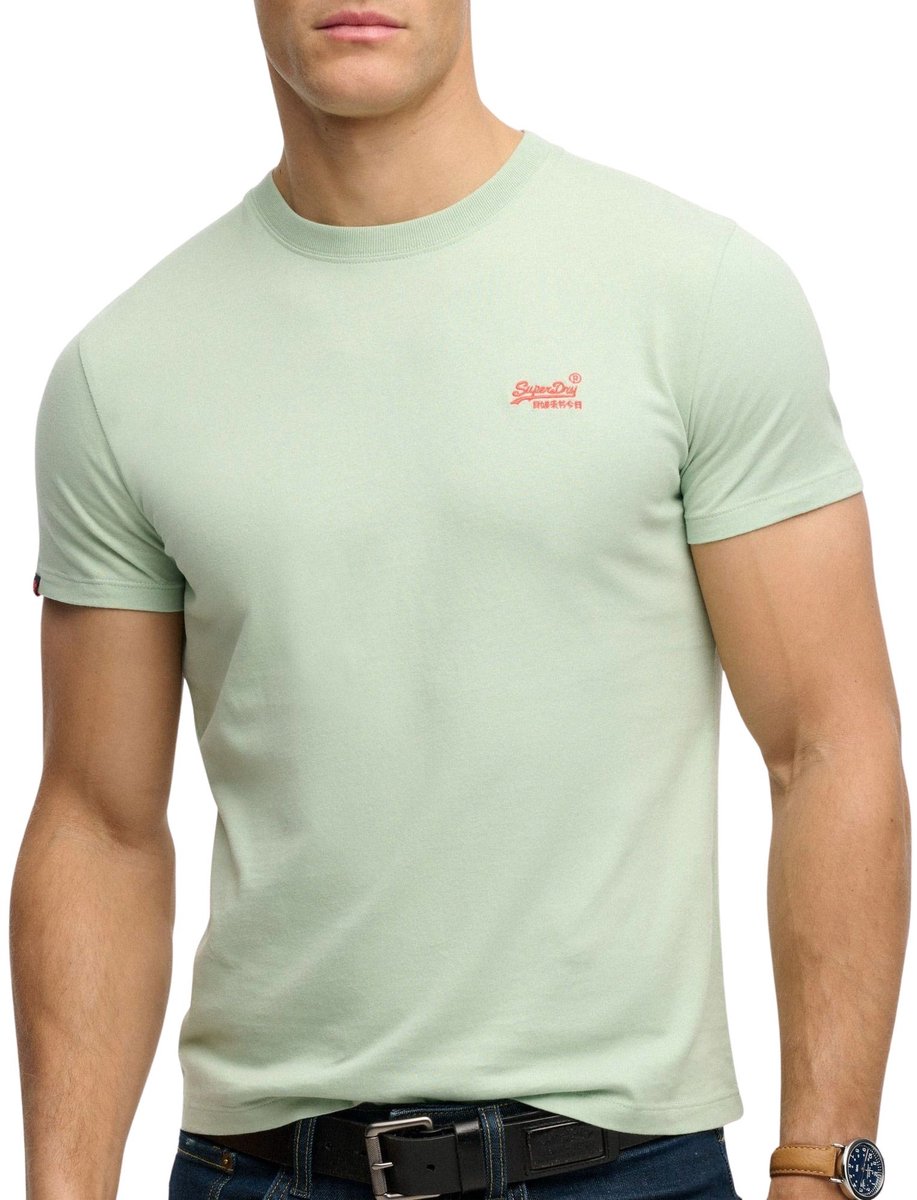Superdry Vintage Logo Shirt Heren Groen