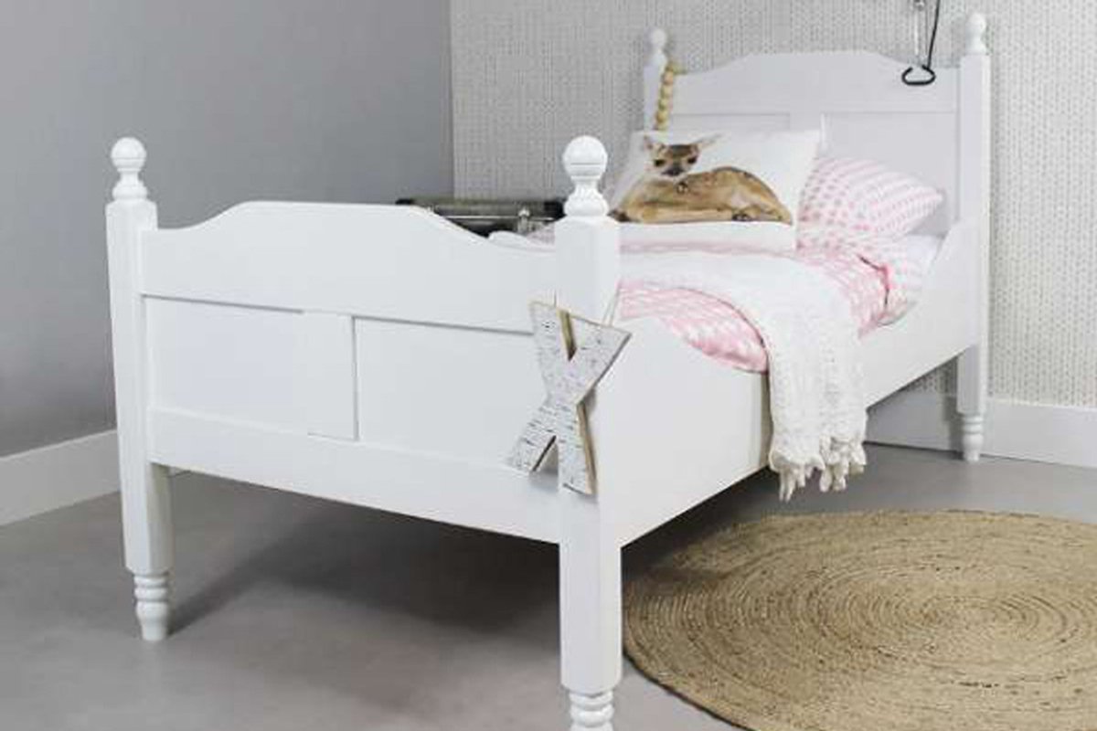 Rockwood® Peuterbed Amalia Wit inclusief montage met lattenbodemIk wil een gratis peuterkussen en hoeslaken wit Naturel